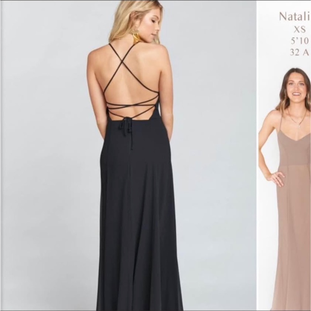 Show Me Your MuMu Black Maxi Dress - Picture 2 of 2
